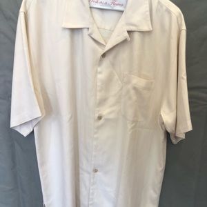Tommy Bahama Cream Silk Shirt